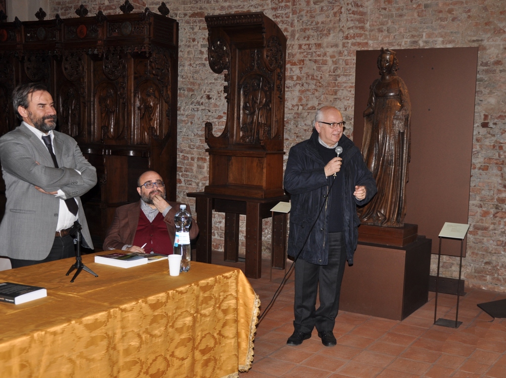 Saluto introduttivo a nome della Fondazione Goria da parte del Dott. Carlo Cerrato [Foto di Lorenzo Gallo].