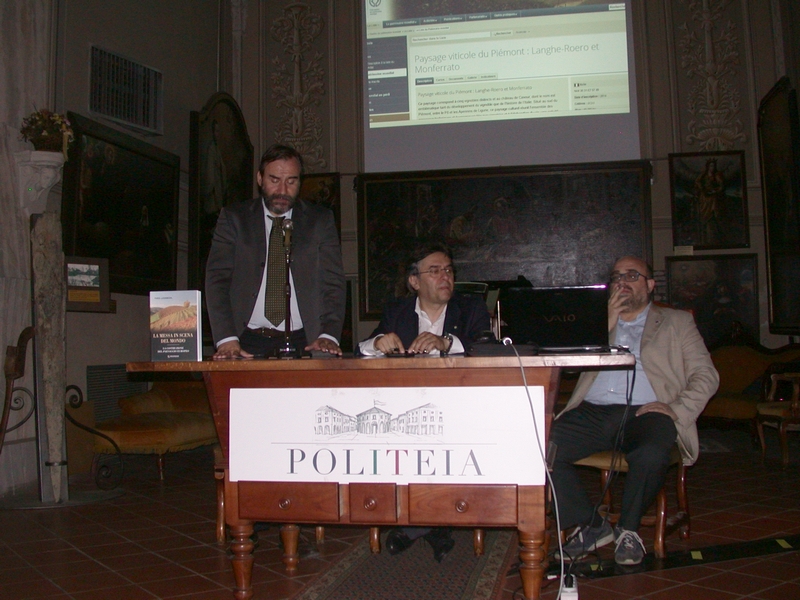 Considerazioni sul libro da parte del Prof. Marco Devecchi, Presidente dell Osservatorio del Paesaggio per il Monferrato e l Astigiano e Docente del Dipartimento di Scienze agrarie, forestali e alimentari dell Università di Torino. [Foto di Paolo Guercio].