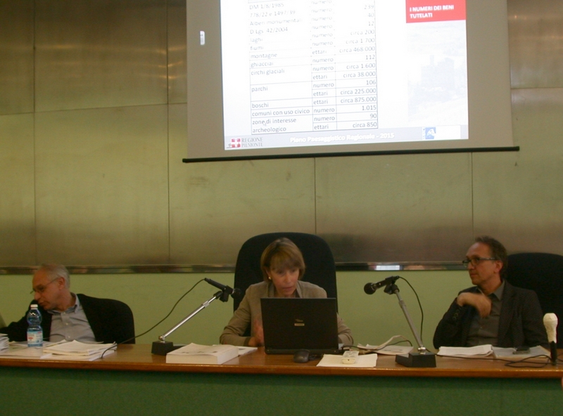 Presentazione del nuovo Piano Paesaggistico Regionale PPR in occasione della prossima riadozione a Torino, giovedì 9 aprile 2015, da parte dell Arch. Giovanni Paludi (Regione Piemonte - Direzione Pianificazione e Gestione Urbanistica - Settore Pianificazione Paesistica), dell  Arch. Annalisa Savio (Regione Piemonte - Direzione Programmazione Strategica, Politiche Territoriali ed Edilizia) e dell  Arch. Alfredo Visentini (Regione Piemonte - Direzione Pianificazione e Gestione Urbanistica - Settore Pianificazione Paesistica).