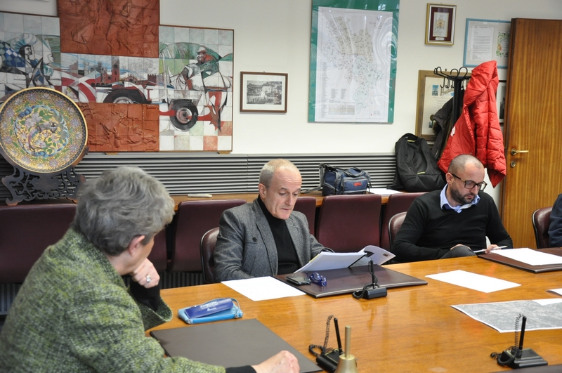 Illustrazione della procedura seguita per la gestione del patrimonio arboreo da parte dell Ing. Paolo Biletta, Dirigente del Settore viabilità della Provincia di Asti [Foto di Luca Battisti].