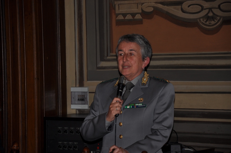 Saluto introduttivo da parte della Dott.ssa Chiara Arnaudo, Comandante della stazione di Asti del Corpo Forestale dello Stato.