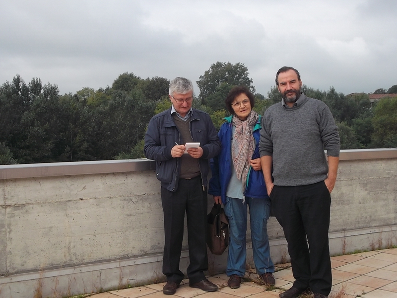 Visita di studio alle aree verdi dell Ospedale Cardinal Massaia di Asti da parte di Angelo Porta (Presidente del Circolo Legambiente Valtriversa), Mirella Zitti (Comitato No Teleriscaldamento) e Marco Devecchi (Presidente dell Osservatorio del Paesaggio per il Monferrato e l Astigiano) [Foto di Tiziana Valente].