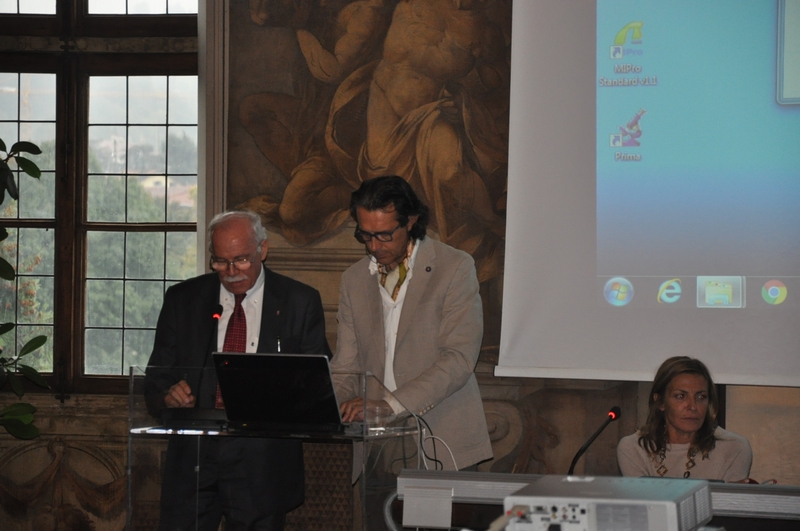 Relazione del Dott. Eugenio Gambetta, Sindaco del Comune di Orbassano [Foto di Luca Battisti].