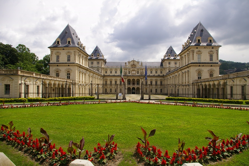 Veduta del Castello del Valentino, sede presso il Salone d