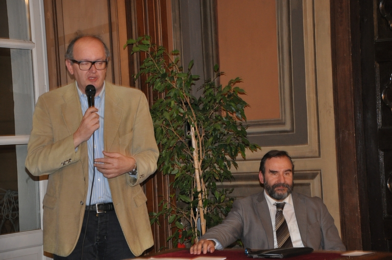 Relazione del Dott. Paolo Filippi Presidente del Bacino Sud Est Agenzia della Mobilità piemontese [Foto di Francesco Leone Devecchi].