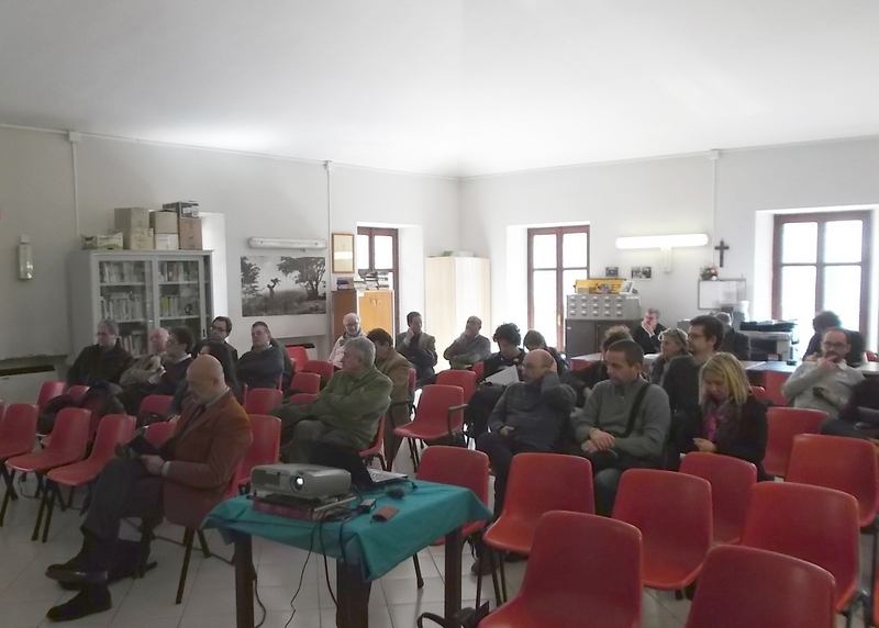 Attento ed interessato pubblico di giornalisti presenti al Seminario di studio su "Informatica e paesaggio in un territorio di eccellenza mondiale: binomio impossibile per un giornalista?".