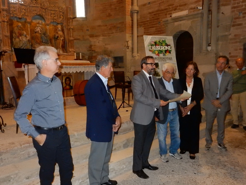 Lettura della motivazione del Premio [Foto di Simone Lonati].