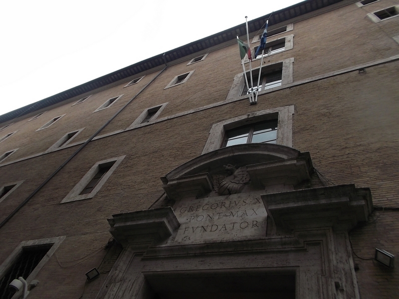 Veduta del Palazzo del Collegio romano, sede del Ministero per i Beni e le Attività culturali e il Turismo.