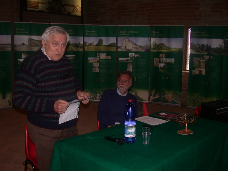 Introduzione da parte del Prof. Dario Rei (Associazione Frutteto di Vezzolano) della conversazione del Prof. Mario Gallina (Docente di storia bizantina all Università di Torino) su "Il Monferrato e Bisanzio, ai tempi di Vezzolano".