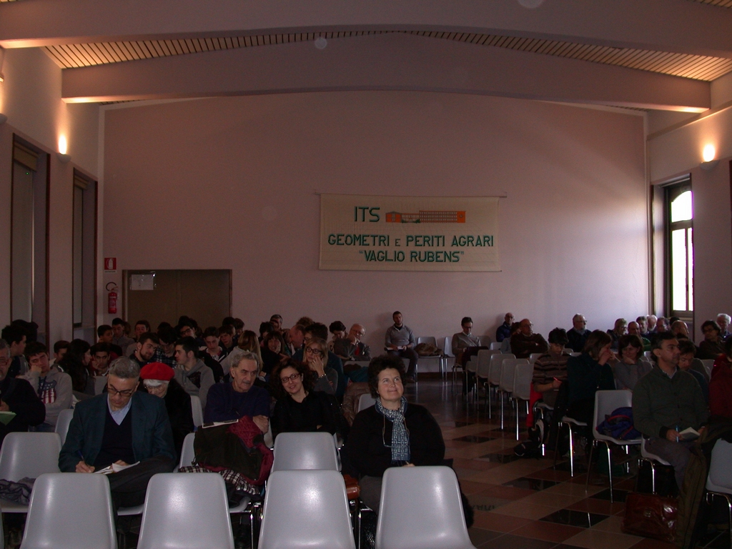 Veduta del folto ed interessato pubblico presente al Convegno.