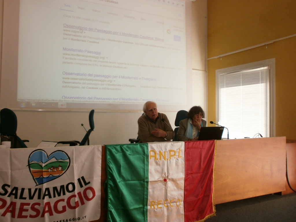Relazione del Prof. Valerio Di Battista (Presidente dell Osservatorio del Paesaggio del Monferrato casalese) su "Esperienze ed attività degli Osservatori del Paesaggio".
