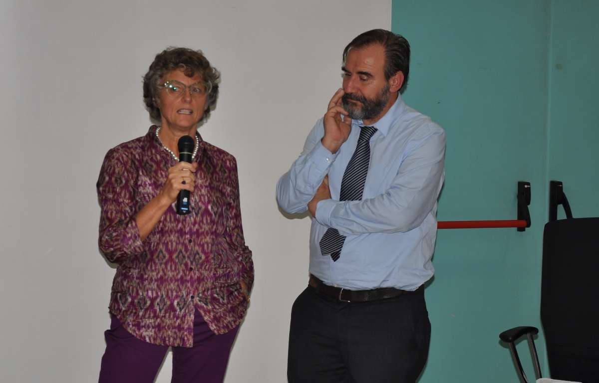 Riflessioni conclusive sui temi emersi nel corso del Convegno da parte della Dott.ssa Anna Ceria (Direttore amministrativo ASL AT) [Foto di Mirella Zitti].