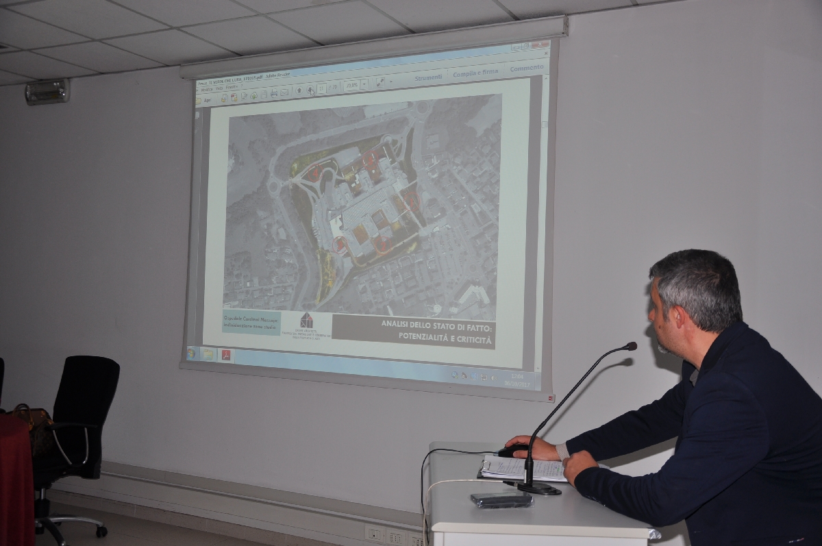 Relazione dell Arch. Marco Pesce (Ordine Architetti, Pianificatori, Paesaggisti e Conservatori della Provincia di Asti) su "Analisi dello stato di fatto: potenzialità e criticità".