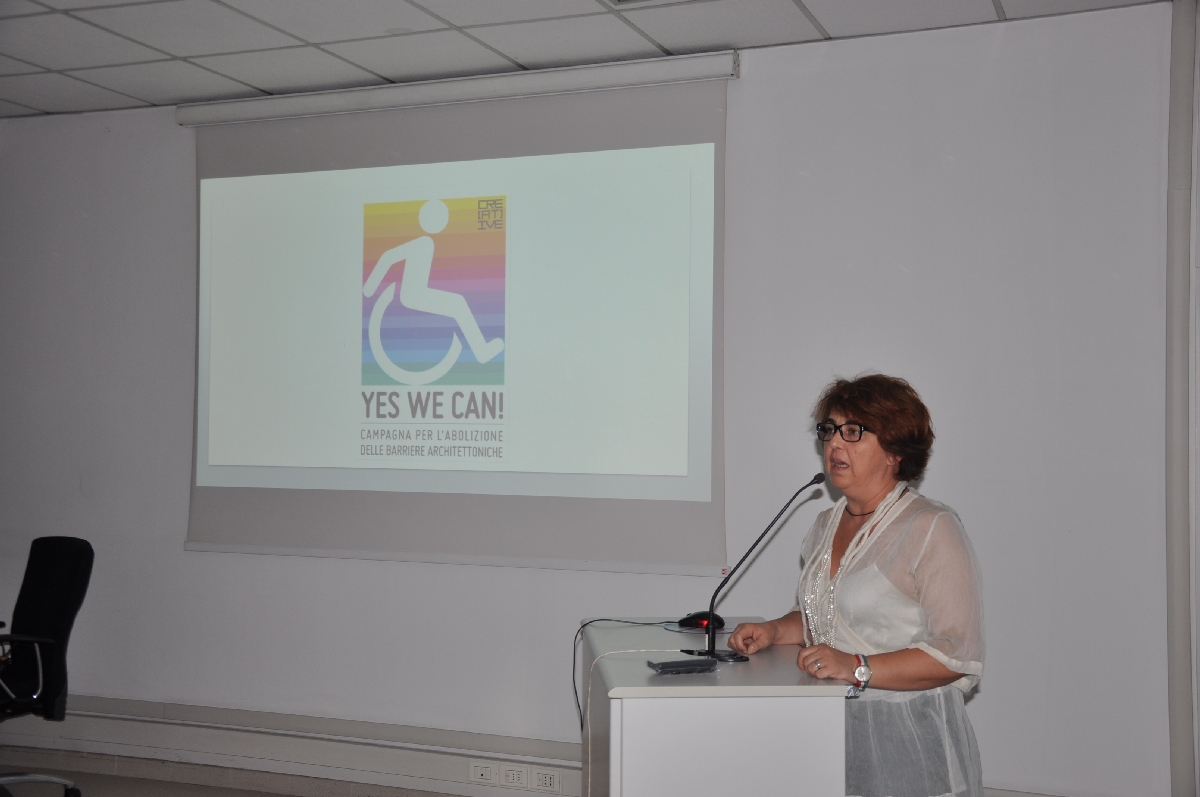 Relazione della Geom. Donatella Curletto (Presidente del collegio Provinciale Geometri e Geometri Laureati di Asti) su "Studio di progettazione sensoriale".