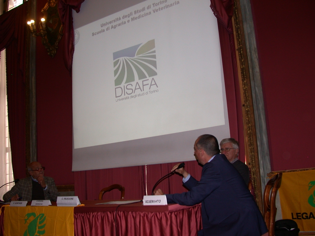 Relazione del Prof. Paolo Gonthier del Corso di Laurea in Scienze Forestali ed Ambientali dell Università di Torino.