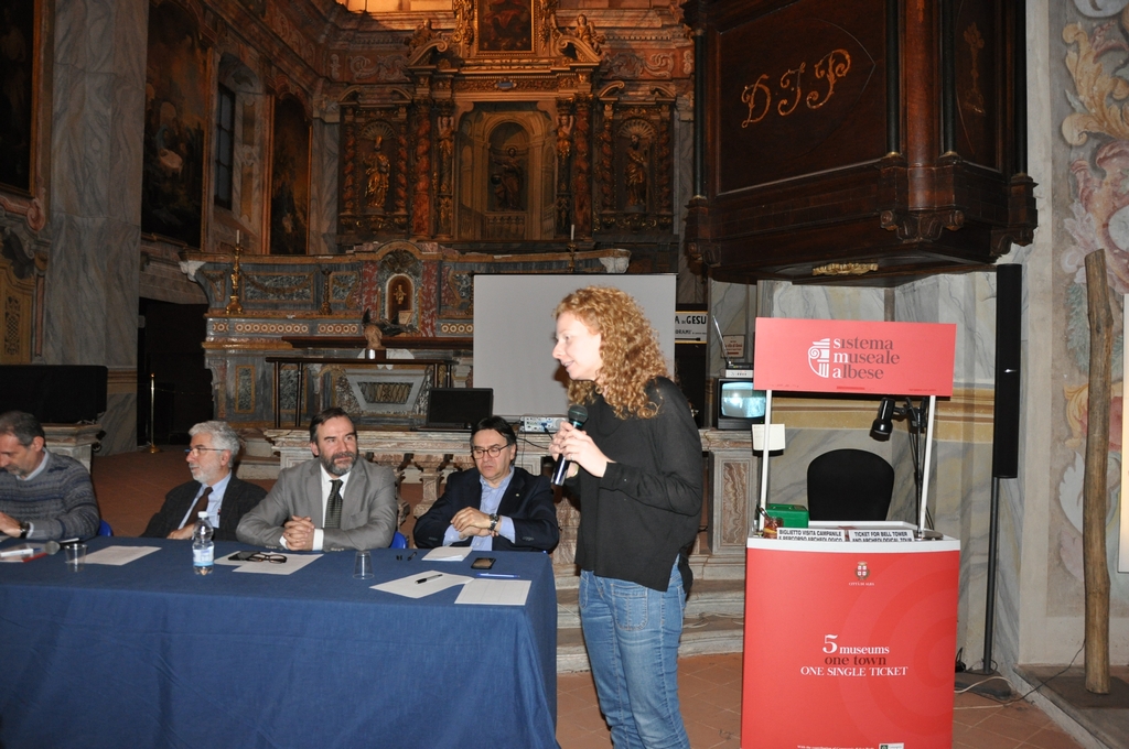 Riflessione dell Assessore alla cultura del Comune di Casale Monferrato, Dott.ssa Daria Carmi  [Foto di Angelo Porta].