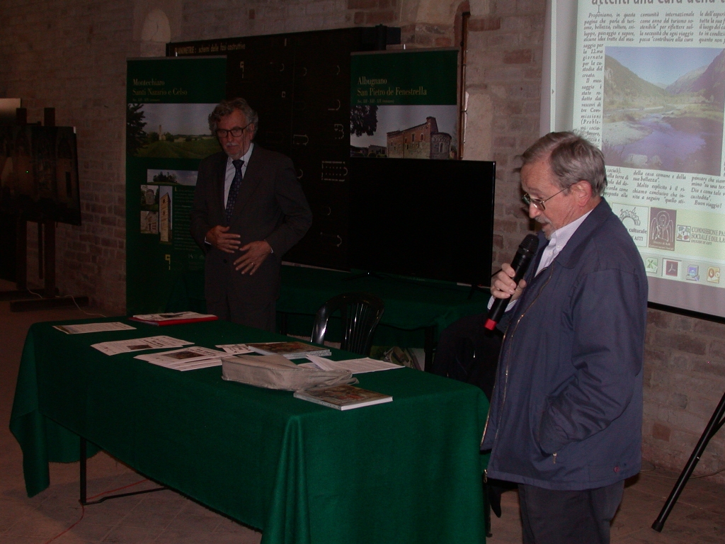 Saluto introduttivo da parte di Padre Efrem Baldasso, Parroco di Albugnano.