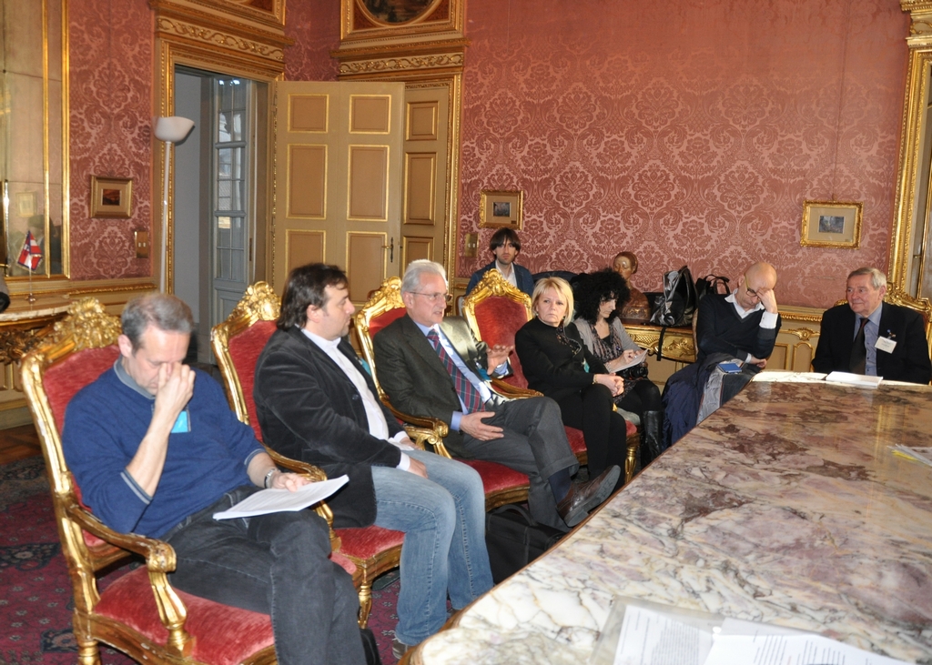 Riflessione dell Ing. Giovanni Periale (Ordine degli ingegneri di Asti) - Rappresentante del Tavolo tecnico per la mobilità sostenibile nei territori UNESCO  [FOTO di Angelo Porta].