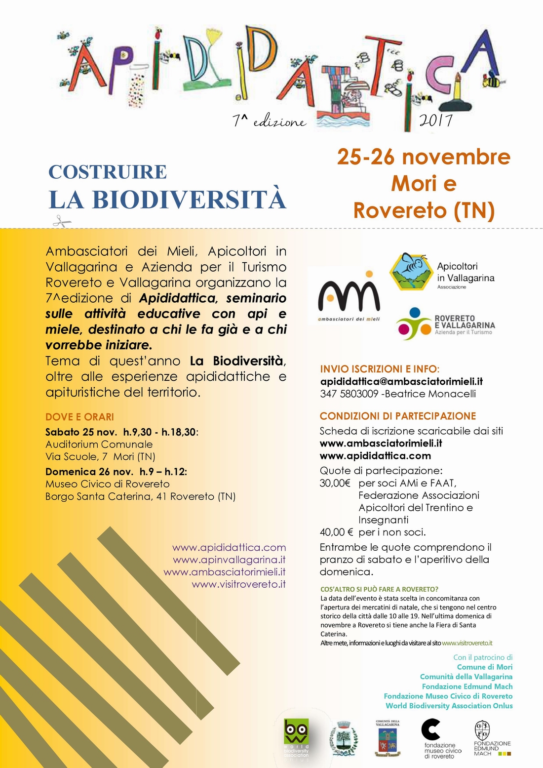 Poster della VII Edizione di Apididattica