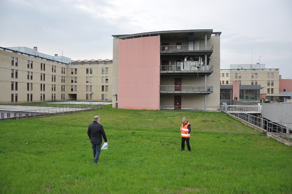 Sopralluogo del gruppo di interesse alla realizzazione del nuovo "Parco della salute" alle aree verdi di pertinenza dell Ospedale Cardinal Massaia di Asti.