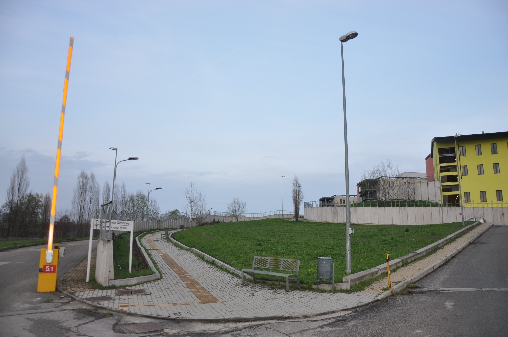 Veduta delle aree verdi di pertinenza dell Ospedale Cardinal Massaia di Asti [Foto di Francesca Cavagnino].