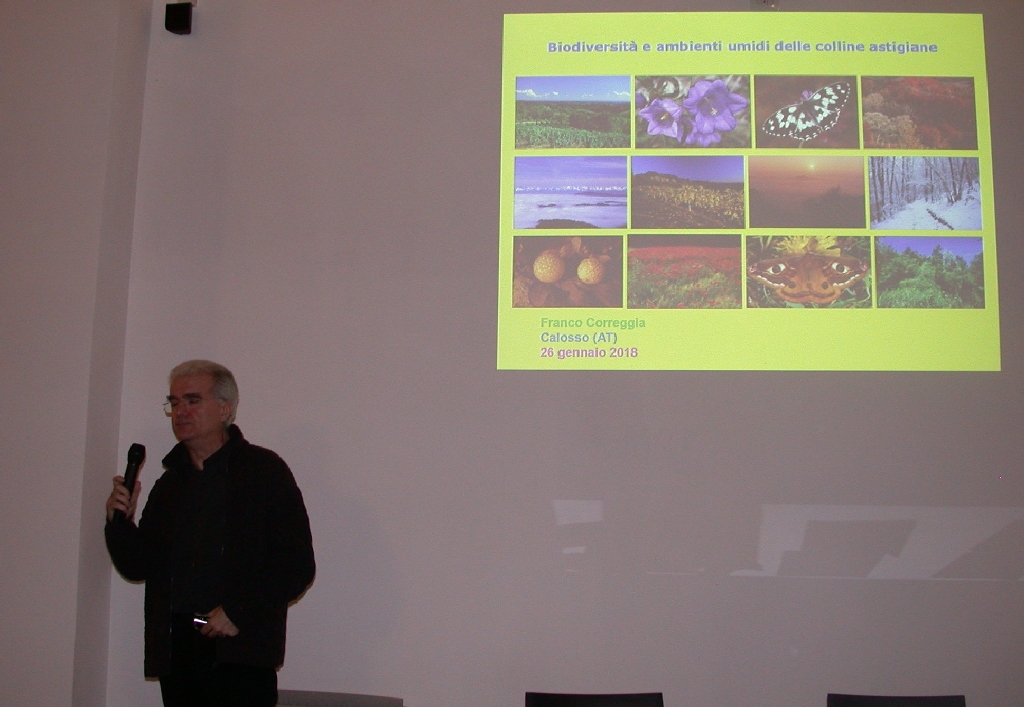 Intervento di Franco Correggia, Botanico e naturalista [Foto di Massimo Badino].