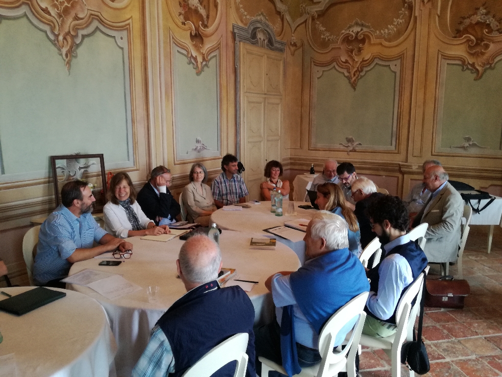 Relazione introduttiva della Presidente della Rete degli Osservatori del Paesaggio, la Prof.ssa Daniela Bosia [Foto di Riccardo Palma].