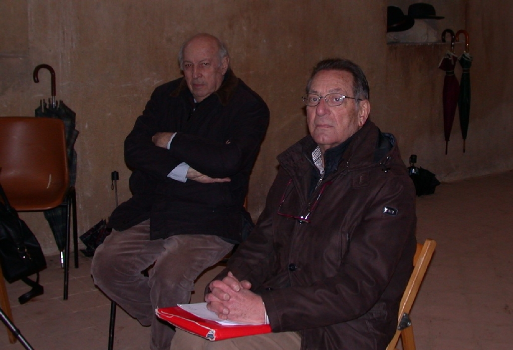 Nella foto: il Dott. Dott. Gianpaolo Bardazza dell Osservatorio del paesaggio del Monferrato casalese e Dott. Roberto Pozzi, Presidente Osservatorio del paesaggio del Biellese [FOTO di Silvio Garlasco].