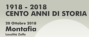 Celebrazione "1918 - 2018 Cento anni di storia" presso la località Zolfo di Montafia d Asti, sabato 20 ottobre 2018, ore 10.00.