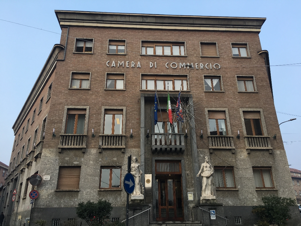 Veduta della Camera di Commercio di Asti sede dell Incontro informativo su "La tecnologia Blockchain" [Foto di Enrico Pomatto].