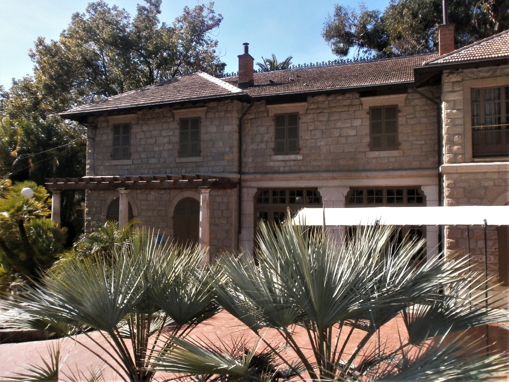 Veduta del Villino Winter sede del Floriseum della Città di Sanremo.