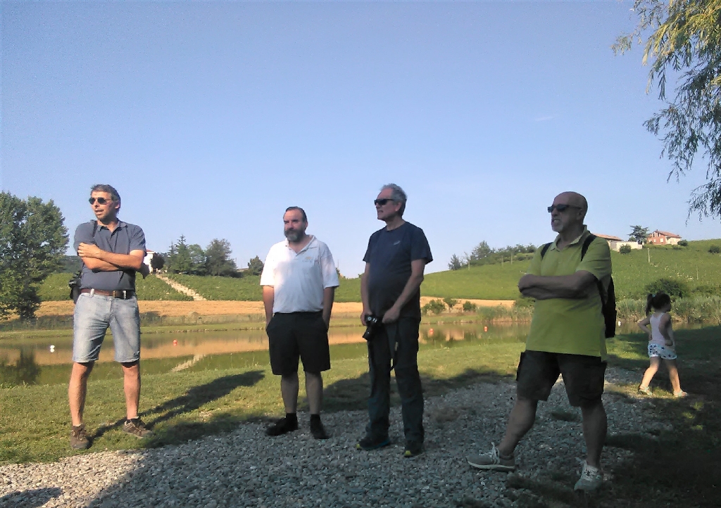 Avvio dell incontro "Un pomeriggio al Paludo" da parte di Adriano Da Re (Presidente dell Associazione Amici di Calosso) [Foto di Francesco Leone Devecchi].