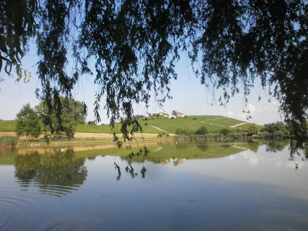 Veduta del pregevolissimo paesaggio del Laghetto di Sant Agnese in Località Paludo di Calosso.