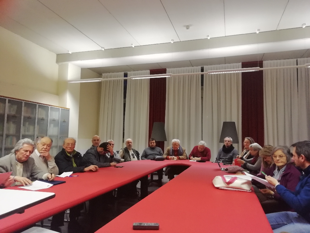 Partecipanti alla riunione di programmazione delle attività dell Osservatorio del paesaggio per il Monferrato e l Astigiano presso il Polo universitario astigiano ASTISS.