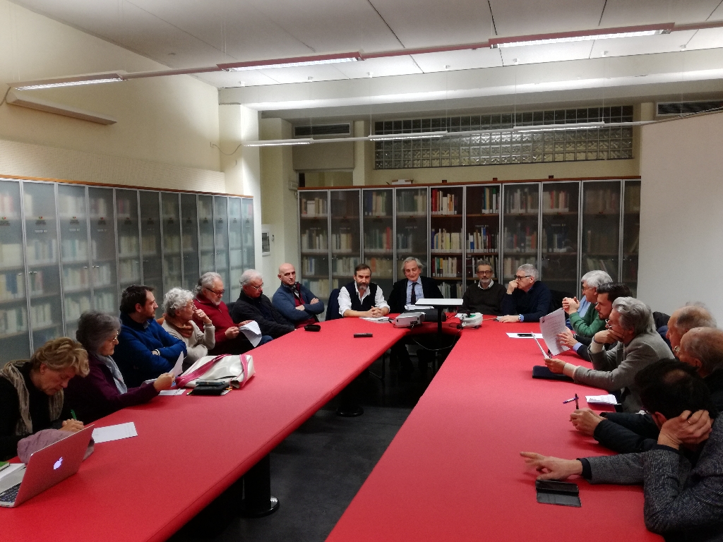 Partecipanti alla riunione di programmazione delle attività dell Osservatorio del paesaggio per il Monferrato e l Astigiano presso il Polo universitario astigiano ASTISS.