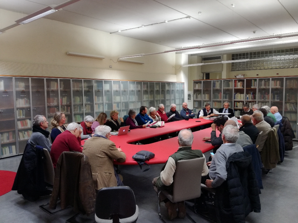 Partecipanti alla riunione di programmazione delle attività dell Osservatorio del paesaggio per il Monferrato e l Astigiano presso il Polo universitario astigiano ASTISS.