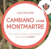 XXXII Edizione di "Cambiano come Montmarte. Riuso, riciclo e sostenibilità. Tema 2019: l albero", Cambiano, domenica 15 settembre 2019.