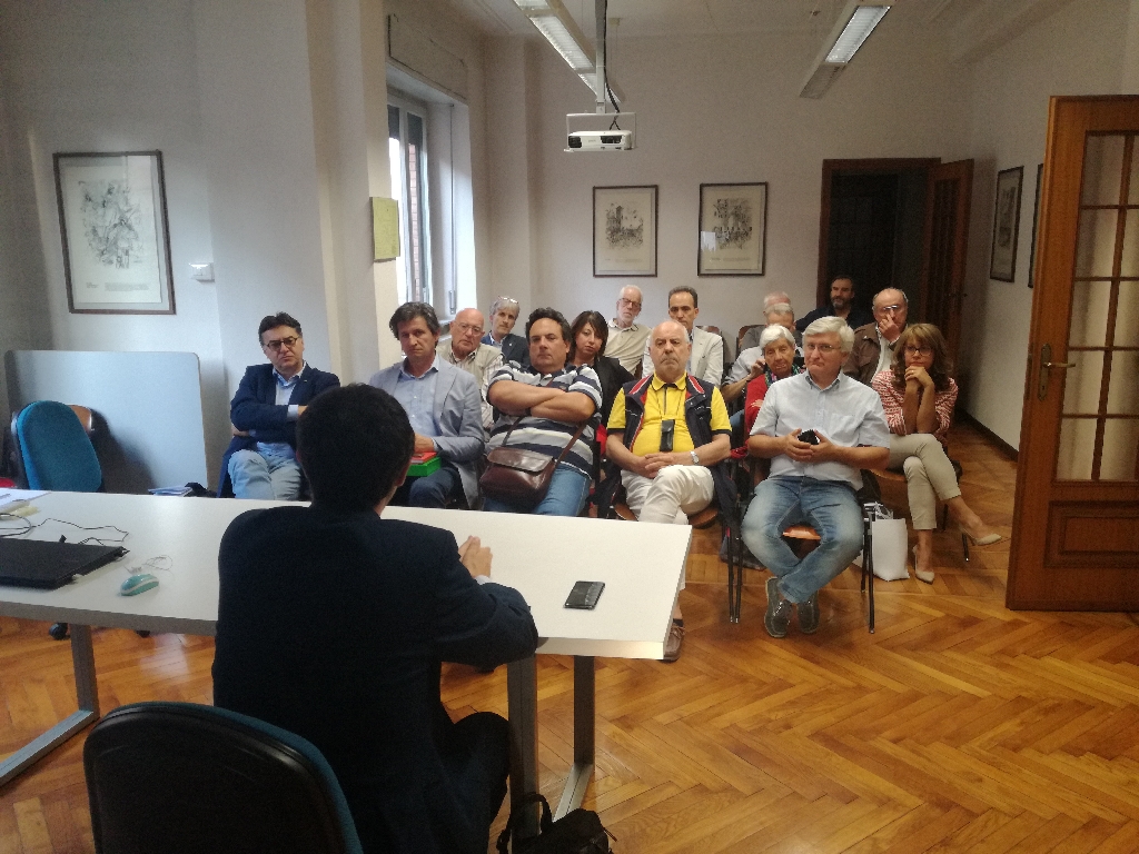 Partecipanti alla riunione del Tavolo tecnico per la mobilità sostenibile. [Foto di Riccardo Palma].