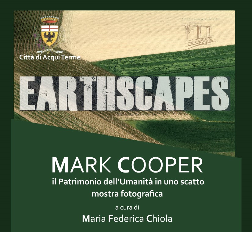 Mostra fotografica curata da Maria Federica Chiola "EARTHSCAPES  - L arte del paesaggio", personale dell artista fotografo Mark Cooper, presso Palazzo Robellini ad Acqui Terme dal 12 settembre 2020 al 27 settembre 2020.