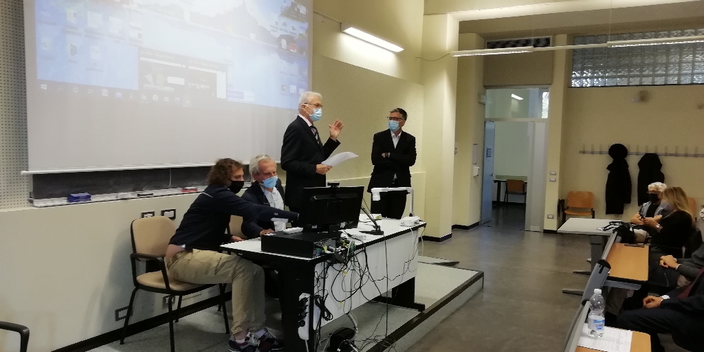 Saluto da parte del Presidente Mario Sacco del Consorzio universitrio astigiano.
