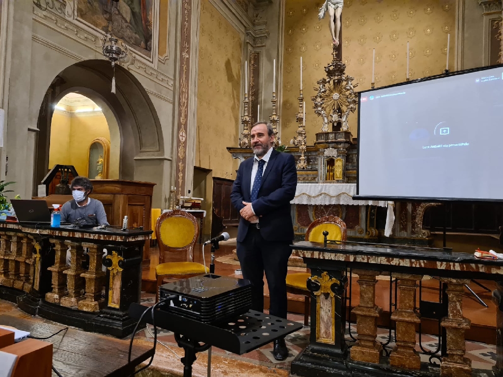 Relazione di Marco Devecchi, Presidente dell Osservatorio del paesaggio per il Monferrato e l Astigiano [Foto di Angelo Porta].