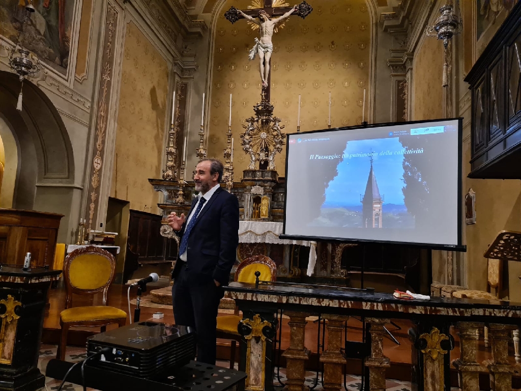 Relazione di Marco Devecchi, Presidente dell Osservatorio del paesaggio per il Monferrato e l Astigiano [Foto di Angelo Porta].