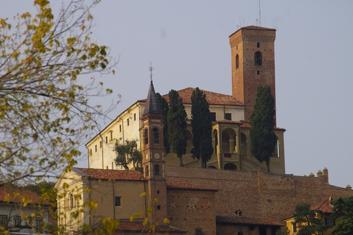 Veduta del magnifico Castello di Cisterna d Asti.
