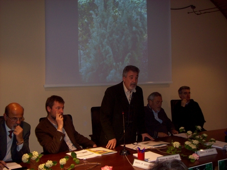 Saluto iniziale del Dott. Franco Licini della Regione Piemonte - Direzione economia montana e foreste. 