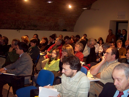 Veduta del pubblico presente in sala al Convegno su "Il Patrimonio boschivo dell Astigiano: quale futuro?"