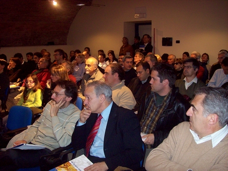 Veduta del pubblico presente in sala al Convegno su "Il Patrimonio boschivo dell Astigiano: quale futuro?"