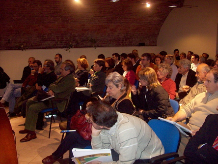 Veduta del pubblico presente in sala al Convegno su "Il Patrimonio boschivo dell Astigiano: quale futuro?"