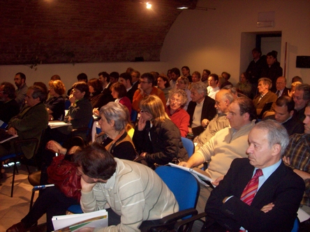 Veduta del pubblico presente in sala al Convegno su "Il Patrimonio boschivo dell Astigiano: quale futuro?"