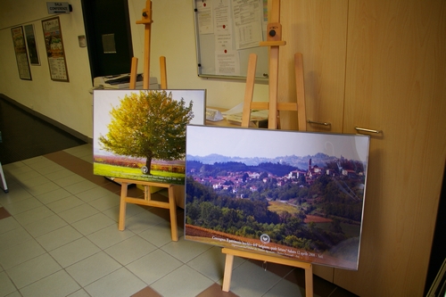 Poster illustrativi  del patrimonio boschivo e paesaggistico dell'Astigiano.