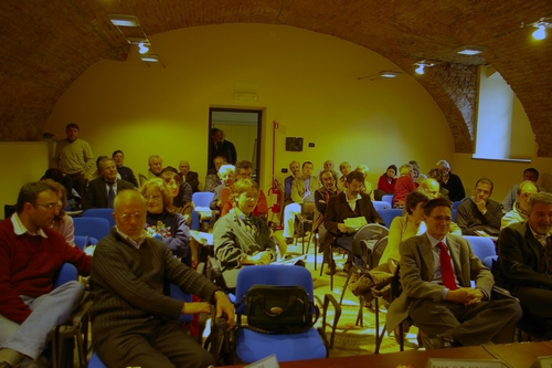 Veduta del pubblico presente in sala al Convegno su "Il Patrimonio boschivo dell Astigiano: quale futuro?"